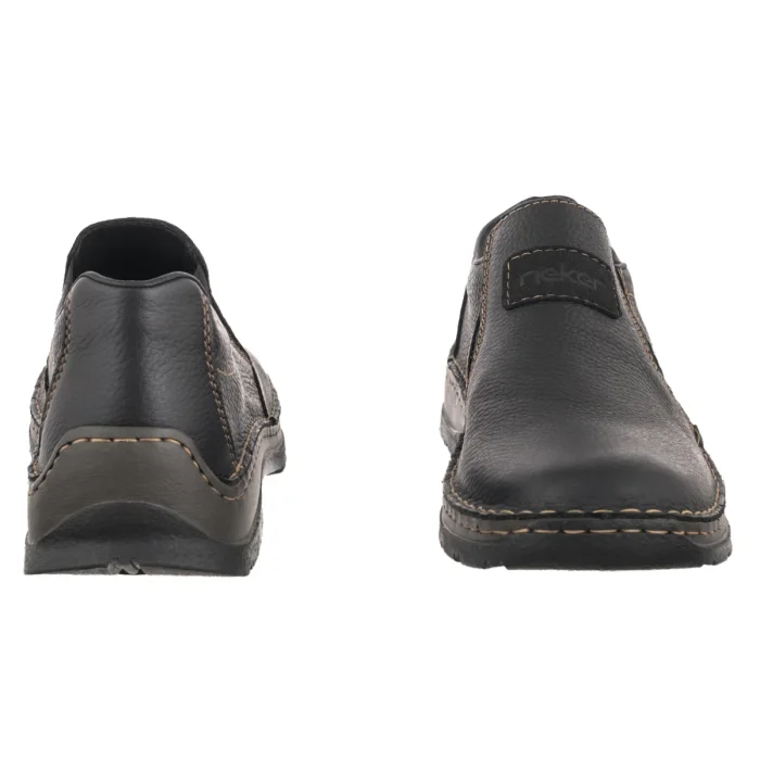 Półbuty Rieker Czarne 05370-00 Black – zdjęcie 4