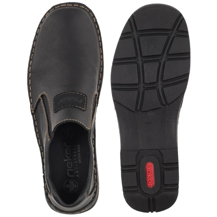 Półbuty Rieker Czarne 05370-00 Black – zdjęcie 5