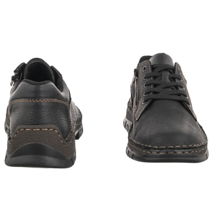 Półbuty Rieker Czarne 12204-00 Black – zdjęcie 4