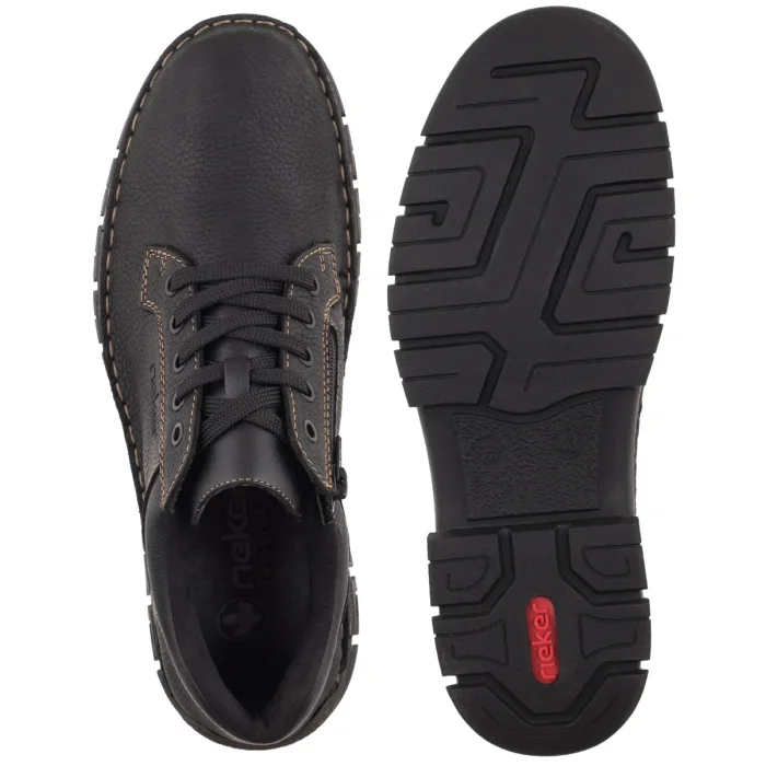Półbuty Rieker Czarne 12204-00 Black – zdjęcie 5