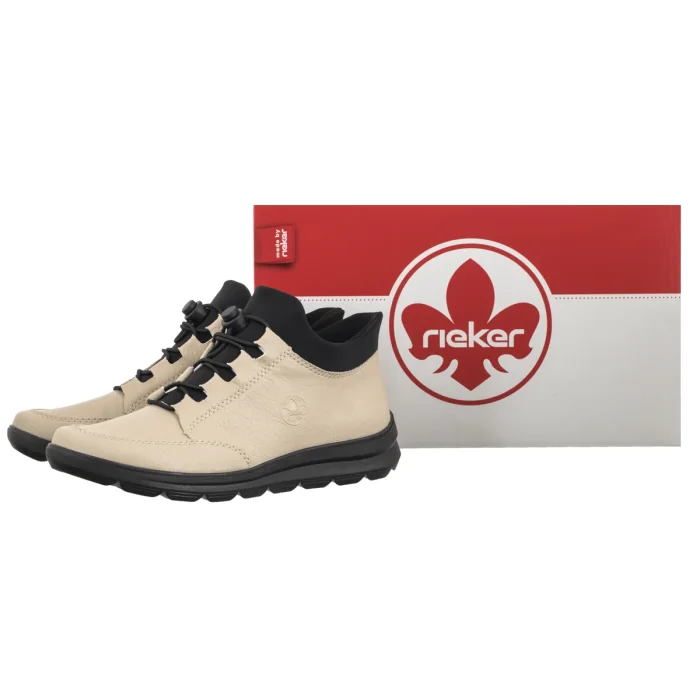 Botki Rieker Beżowe Z0065-60 Beige – zdjęcie 6