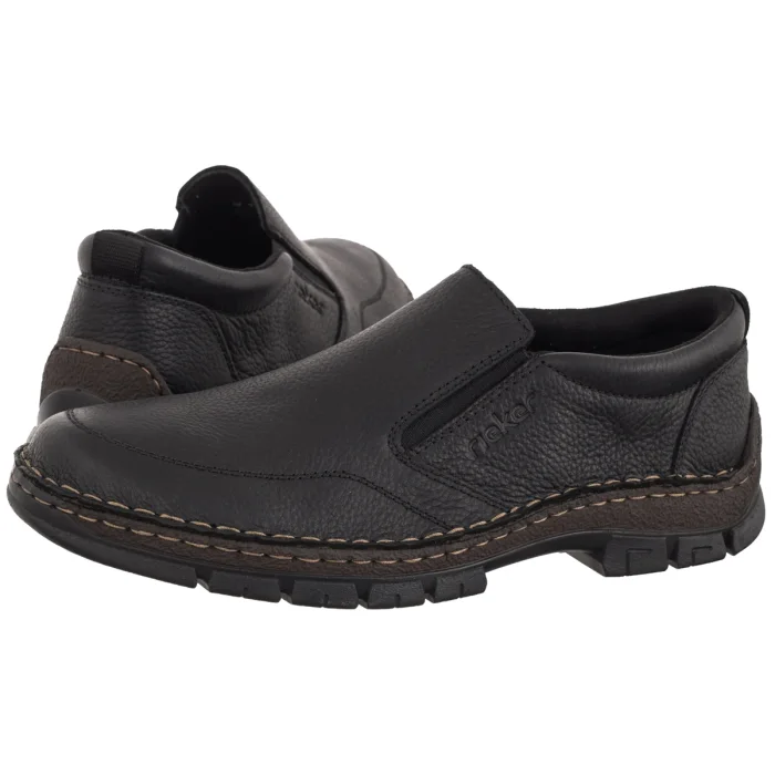 Półbuty Rieker Czarne 12253-00 Black – zdjęcie 1