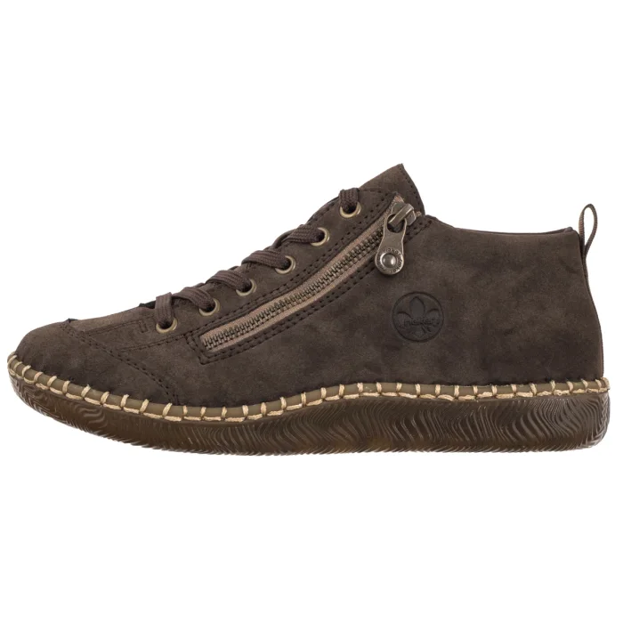 Półbuty Rieker Brązowe N2414-25 Brown – zdjęcie 2