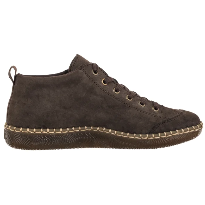 Półbuty Rieker Brązowe N2414-25 Brown – zdjęcie 3