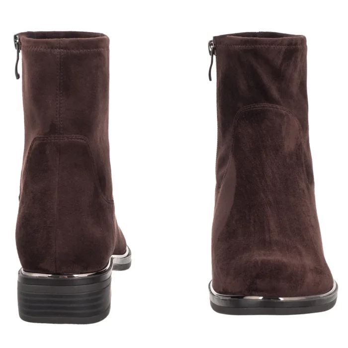 Botki Caprice Brązowe 9-25325-47 302 Dark Brown Stretch – zdjęcie 4