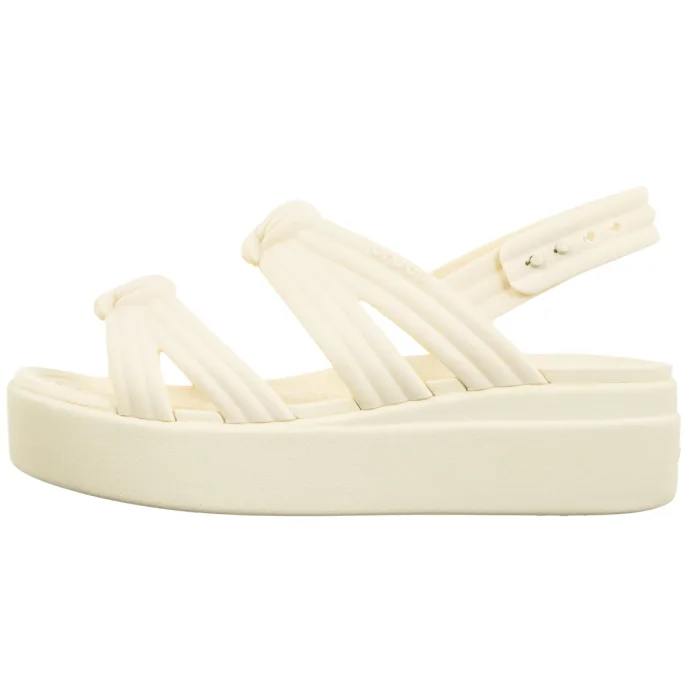 Sandały Crocs Brooklyn Knot Low Wedge Ivory 212864-105 – zdjęcie 2