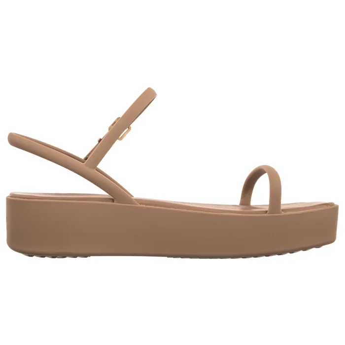 Sandały Crocs Miami Platform Y Strap Sandal Milk Chocolate 212012-2JJ  – zdjęcie 3