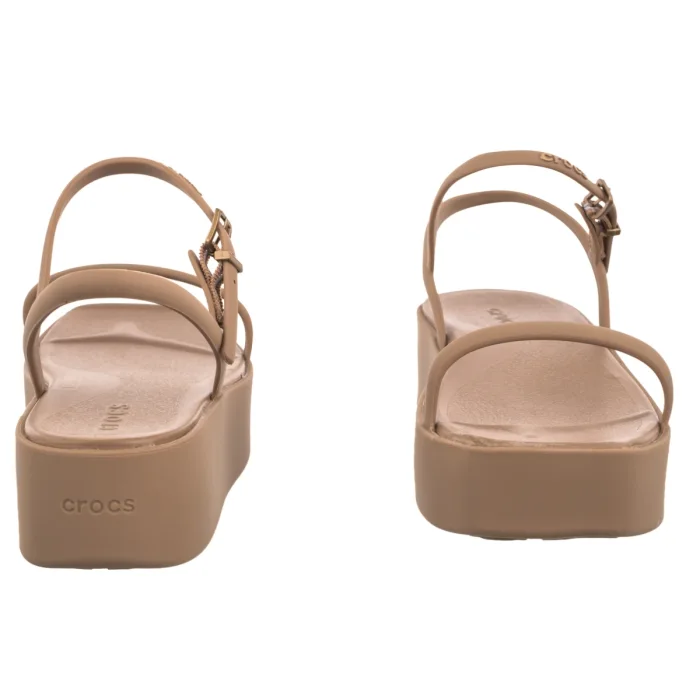 Sandały Crocs Miami Platform Y Strap Sandal Milk Chocolate 212012-2JJ  – zdjęcie 4