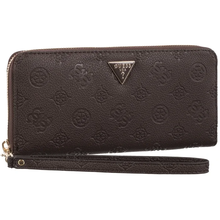 Portfel Guess Blake Slg Large Zip Around SWPD22 22146 Brown Logo – zdjęcie 1