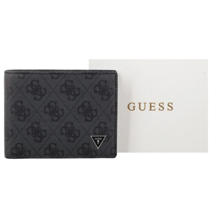 Portfel Guess Milano Bifold W Coin Pocket SMVELE LEA20 Bla – zdjęcie 6