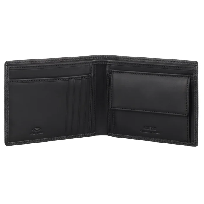 Portfel Guess Milano Bifold W Coin Pocket SMVELE LEA20 Bla – zdjęcie 5