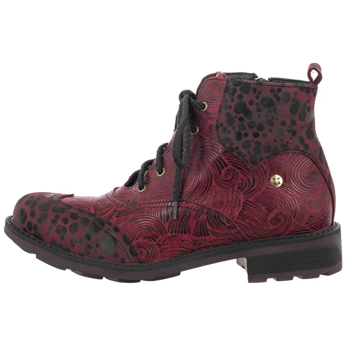 Botki Maciejka Bordowe 07620-23/00-8 – zdjęcie 2