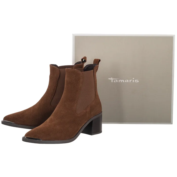 Sztyblety Tamaris Brązowe 1-25301-45 300 Brown – zdjęcie 6