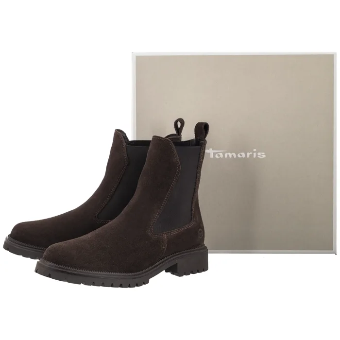 Sztyblety Tamaris Brązowe 1-25427-41 304 Mocca – zdjęcie 6