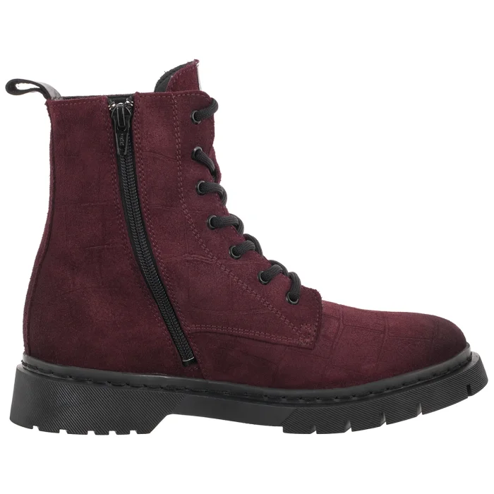 Workery Tamaris Bordowe 1-25269-41 544 Bordeaux Croco – zdjęcie 3