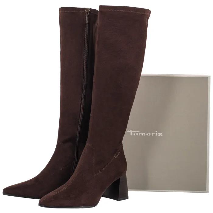Kozaki Tamaris Brązowe 1-25528-47 304 Mocca – zdjęcie 6