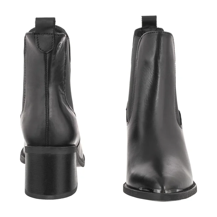 Botki Tamaris Czarne 1-25301-45 003 Black Leather – zdjęcie 4