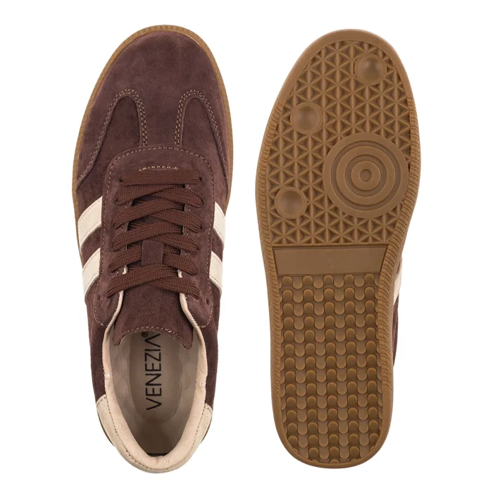 Sneakersy Venezia Brązowe V408-04509-02TDM – zdjęcie 5