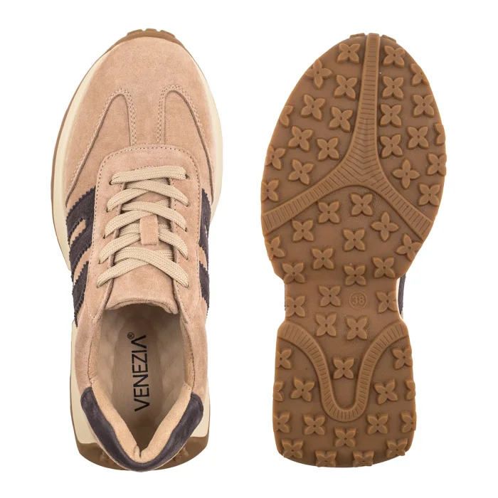Sneakersy Venezia Beżowe V408-00396-02BEI – zdjęcie 5