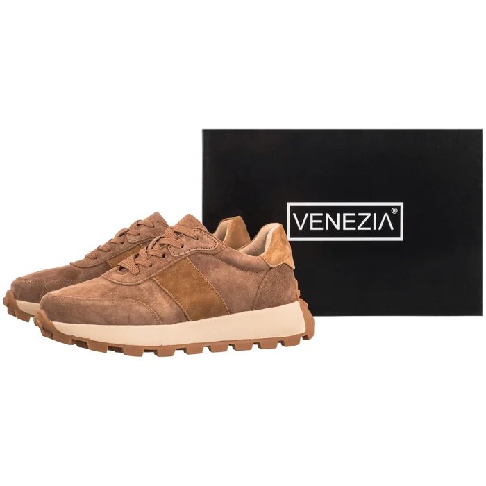 Sneakersy Venezia Brązowe V408-00394-02BRO – zdjęcie 6