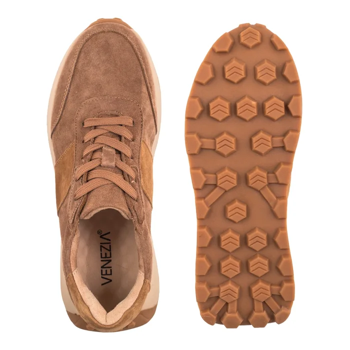 Sneakersy Venezia Brązowe V408-00394-02BRO – zdjęcie 5