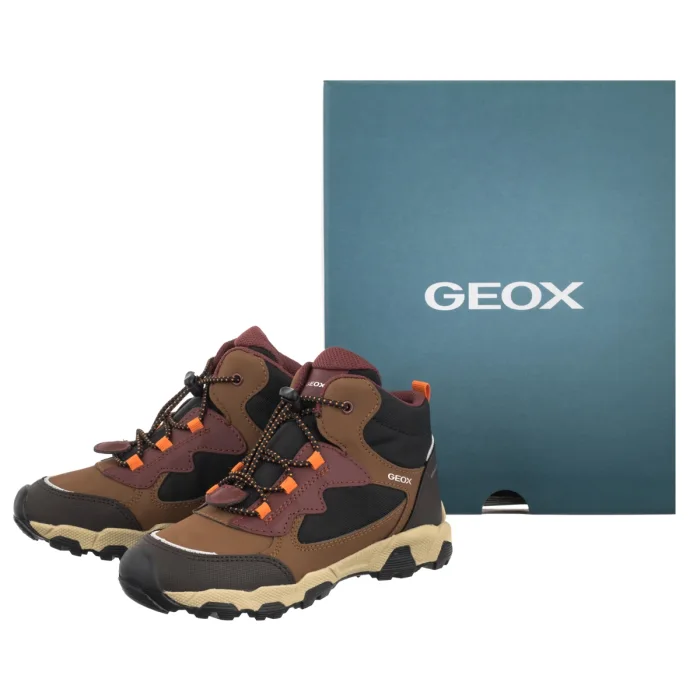Trzewiki Geox J Magnetar Boy B Abx C - Brown/Bordeaux J463ZC 050FU C6311 – zdjęcie 6