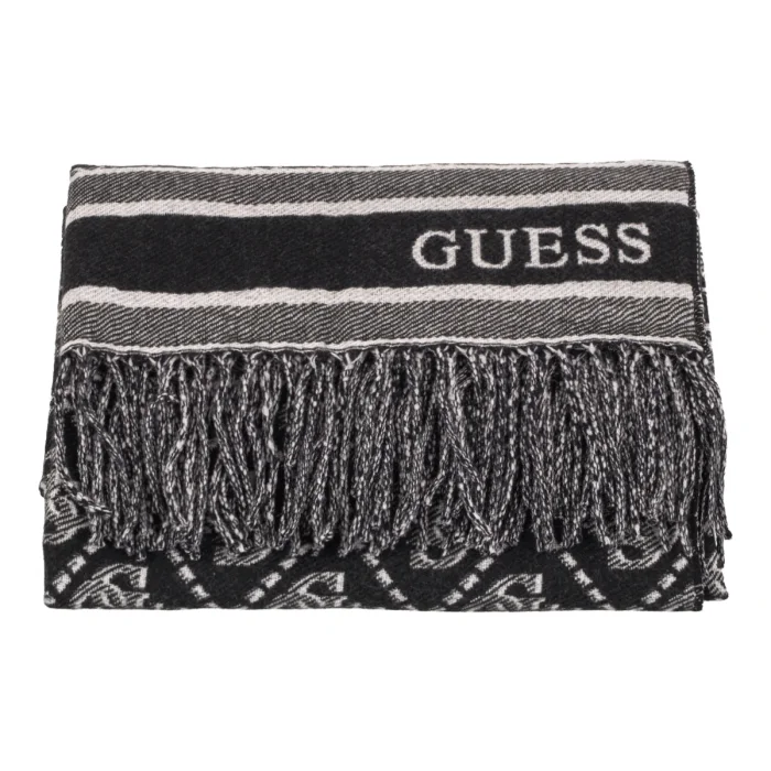 Szalik Guess 65 x 190 cm Jacquard Scarf AW5665 POL03 BLO – zdjęcie 3
