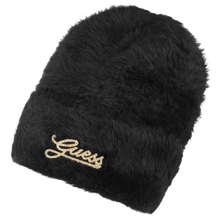 Czapka Guess Knitted Beanie AW5633 POL01 BLA – zdjęcie 2