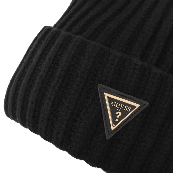 Czapka Guess Noelle II Knitted Beanie AW5623 VIS01 BLA – zdjęcie 3