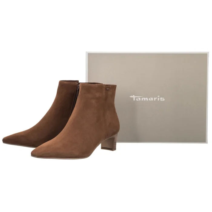 Botki Tamaris Brązowe 1-25311-47 300 Brown – zdjęcie 6
