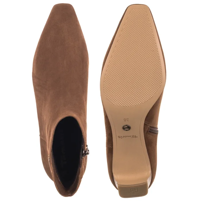 Botki Tamaris Brązowe 1-25311-47 300 Brown – zdjęcie 5