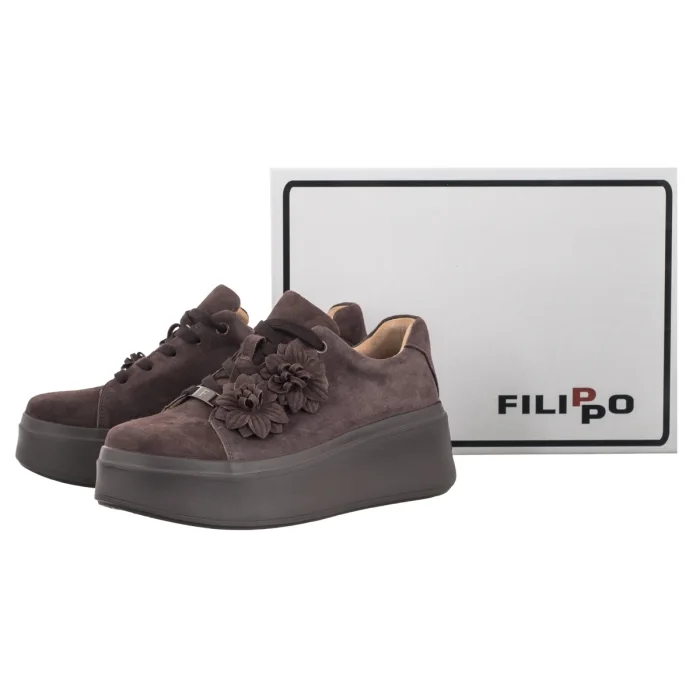 Sneakersy Filippo Brązowe DP7987/26 D BR – zdjęcie 6