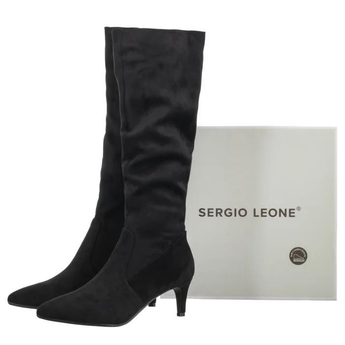 Kozaki Sergio Leone Czarne KZ 28 – zdjęcie 6