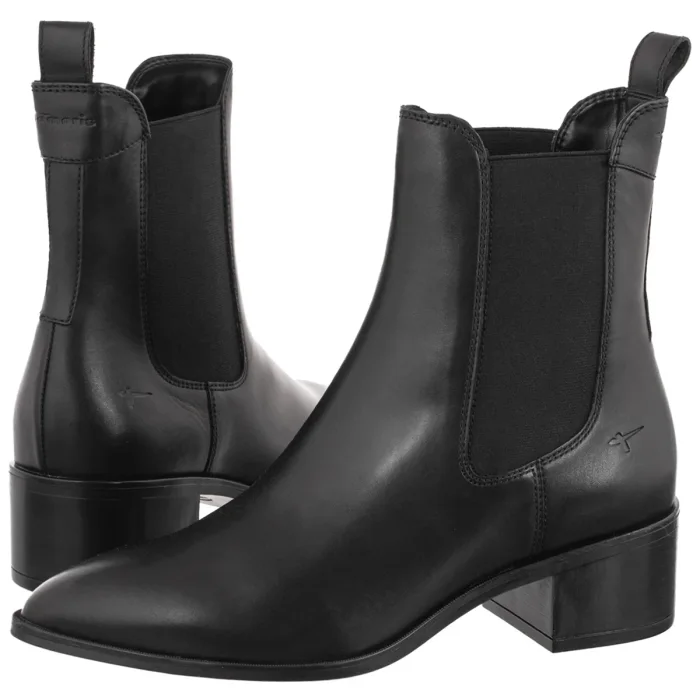Botki Tamaris Czarne 1-25306-47 001 Black – zdjęcie 1