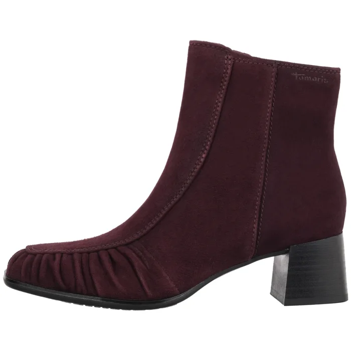 Botki Tamaris Bordowe 1-25029-47 537 Merlot – zdjęcie 2