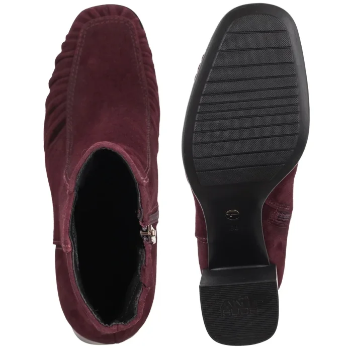 Botki Tamaris Bordowe 1-25029-47 537 Merlot – zdjęcie 5