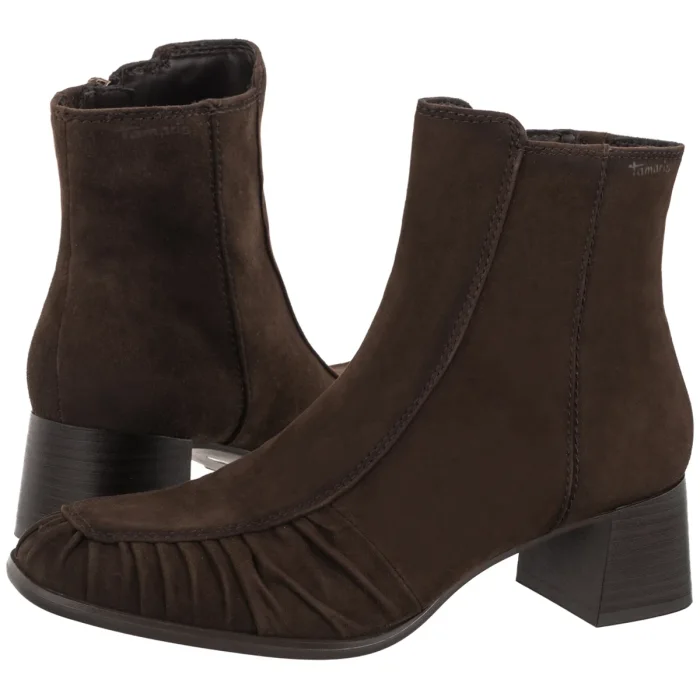 Botki Tamaris Brązowe 1-25029-47 304  Mocca – zdjęcie 1