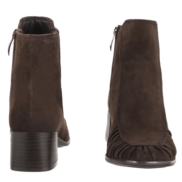 Botki Tamaris Brązowe 1-25029-47 304  Mocca – zdjęcie 4