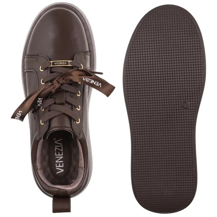 Sneakersy Venezia Brązowe V408-08302-01TDM – zdjęcie 5