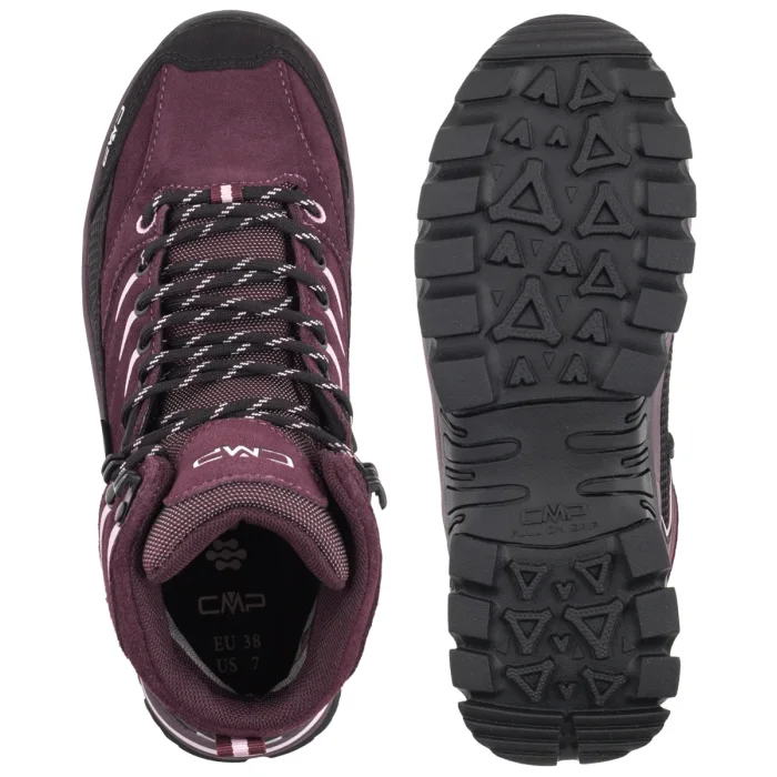 Trekkingowe CMP Rigel 2.0 Mid Wmn Wp Trekking Shoes 3Q1936627CZ Plum-Soft Pink – zdjęcie 5