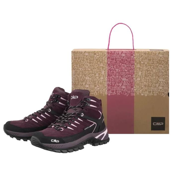 Trekkingowe CMP Rigel 2.0 Mid Wmn Wp Trekking Shoes 3Q1936627CZ Plum-Soft Pink – zdjęcie 6