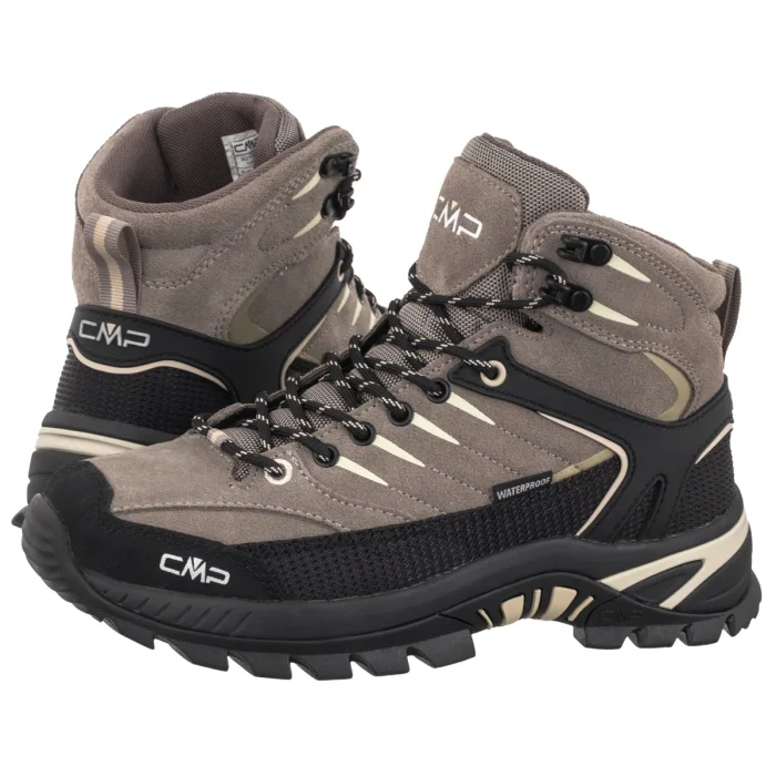 Trekkingowe CMP Rigel 2.0 Mid Wmn Wp Trekking Shoes 3Q1936611PV Deserto-Cream – zdjęcie 1