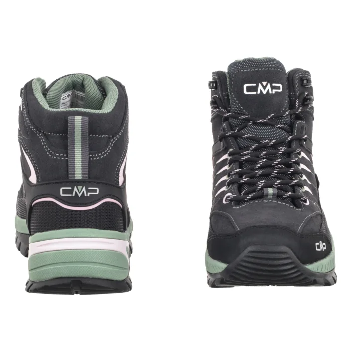 Trekkingowe CMP Rigel 2.0 Mid Wmn Wp Trekking Shoes 3Q1936667UZ Titanio-Soft Pink-Green Tea – zdjęcie 4