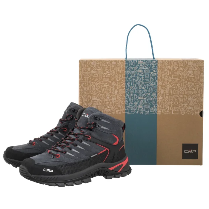 Trekkingowe CMP Rigel 2.0 Mid Wp Trekking Shoes 3Q1936743UV Titanio-Ferrari – zdjęcie 6