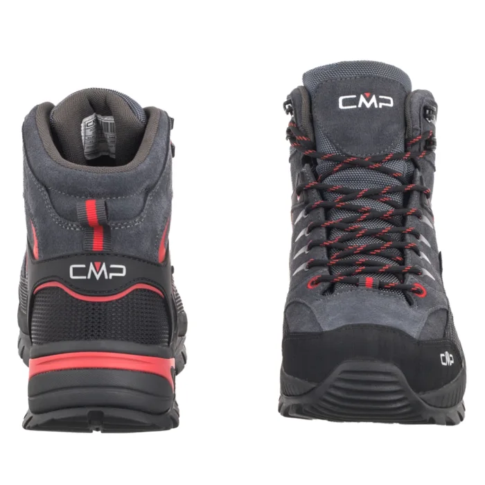 Trekkingowe CMP Rigel 2.0 Mid Wp Trekking Shoes 3Q1936743UV Titanio-Ferrari – zdjęcie 4
