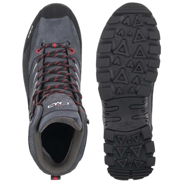 Trekkingowe CMP Rigel 2.0 Mid Wp Trekking Shoes 3Q1936743UV Titanio-Ferrari – zdjęcie 5