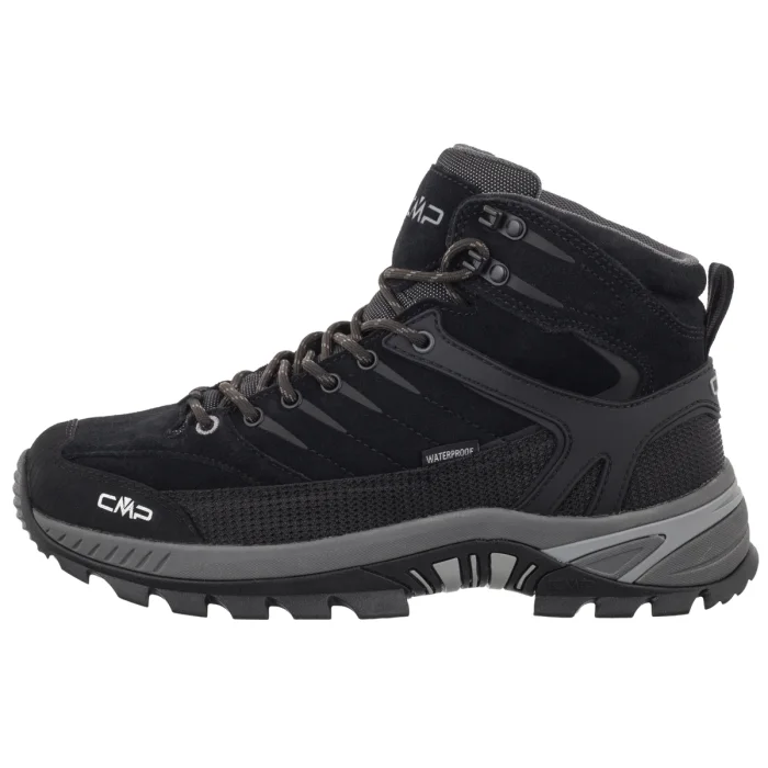 Trekkingowe CMP Rigel 2.0 Mid Wp Trekking Shoes 3Q1936714UV Nero-Grey – zdjęcie 2