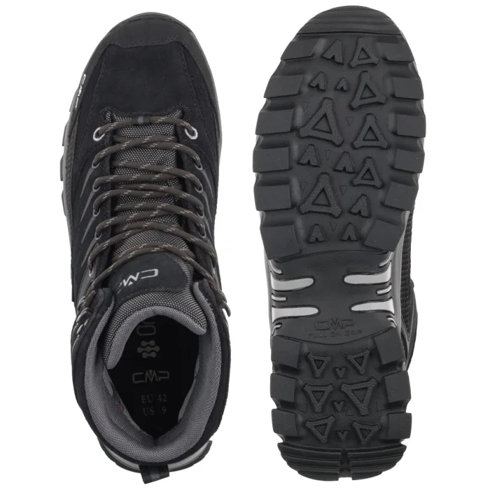 Trekkingowe CMP Rigel 2.0 Mid Wp Trekking Shoes 3Q1936714UV Nero-Grey – zdjęcie 5