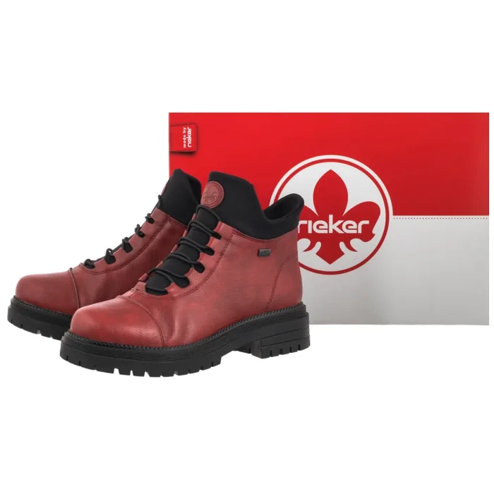 Botki Rieker Czerwone Y3163-36 Red – zdjęcie 6