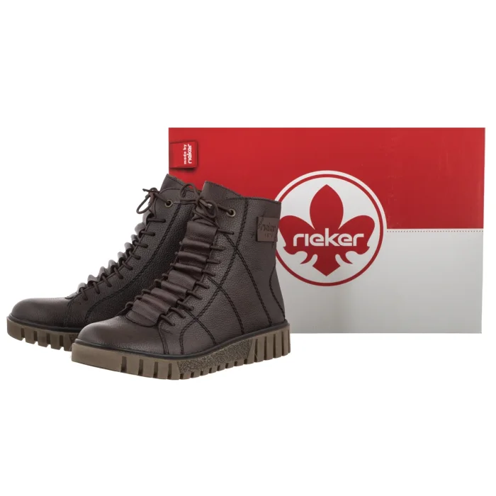 Botki Rieker Brązowe Y3421-26 Brown – zdjęcie 6